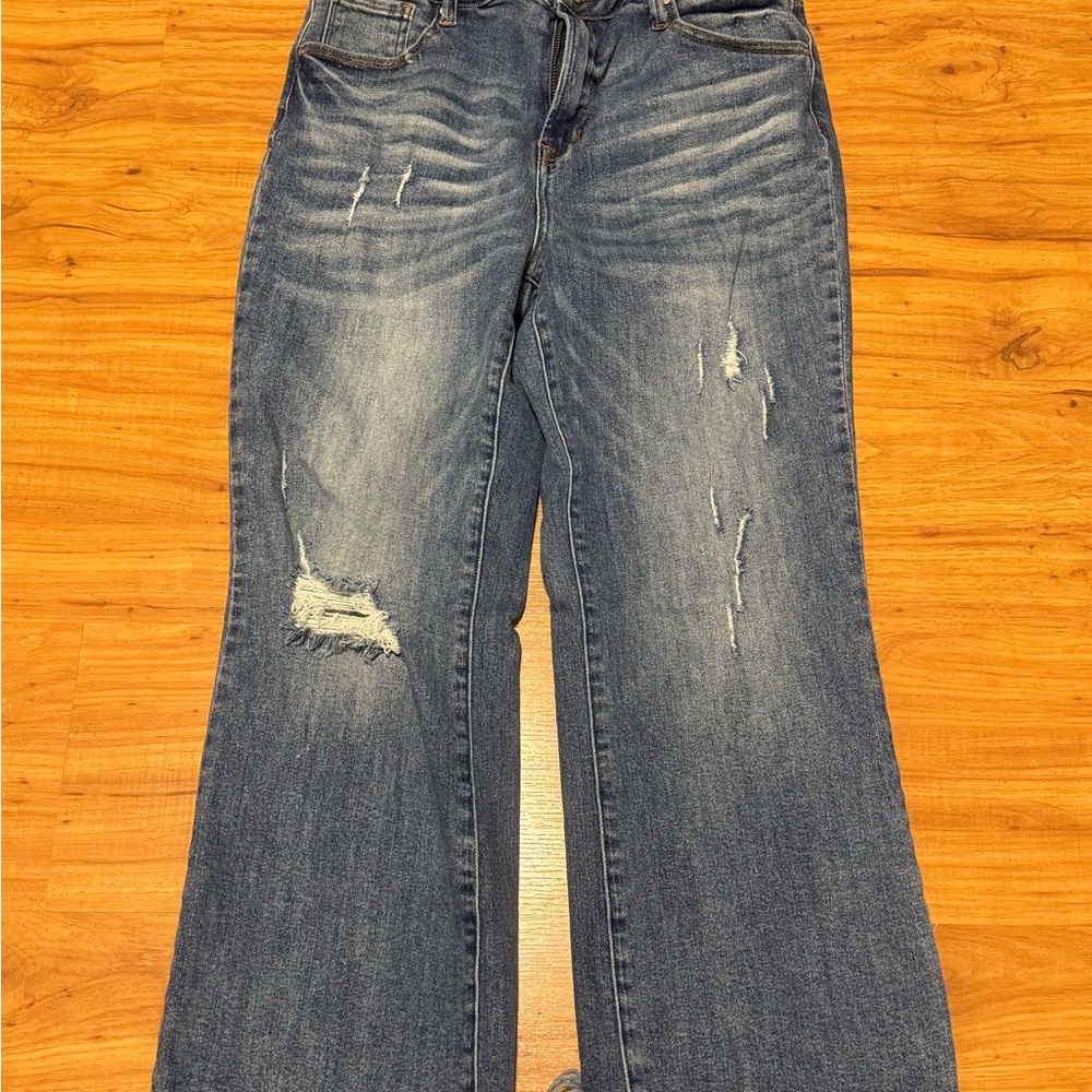 Risen Jeans Distressed Blue Women's Jeans size 15/32